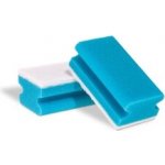 Tinky Houba na nádobí tvarovaná 5ks modrá Tinky 15x6,5x4,2 cm – Zboží Dáma