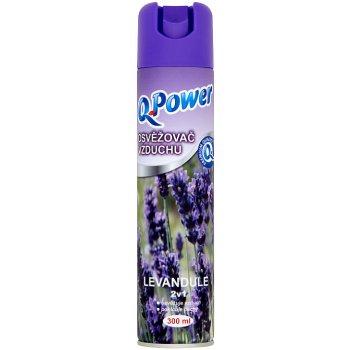 Q-Power Osvěžovač vzduchu levandule 2v1 300 ml