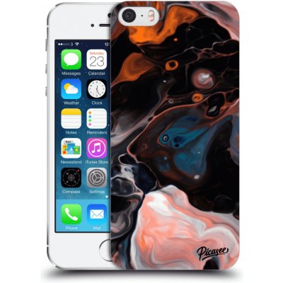 Pouzdro Picasee silikonové Apple iPhone 5/5S/SE - Cream čiré – Zboží Mobilmania