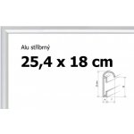 BFHM Hliníkový rám 25,4x18 cm stříbrný – Zboží Dáma