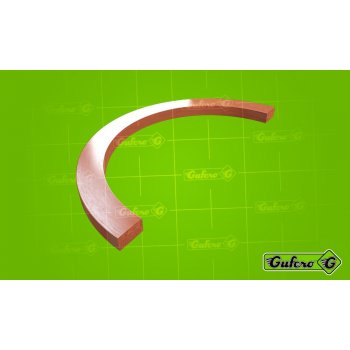 GUFERO® Plochý těsnící kroužek Cu - 12×16×1