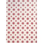 SCANquilt utěrka DEKORO vločky béžovočervená 50 x 70 cm – Zboží Dáma