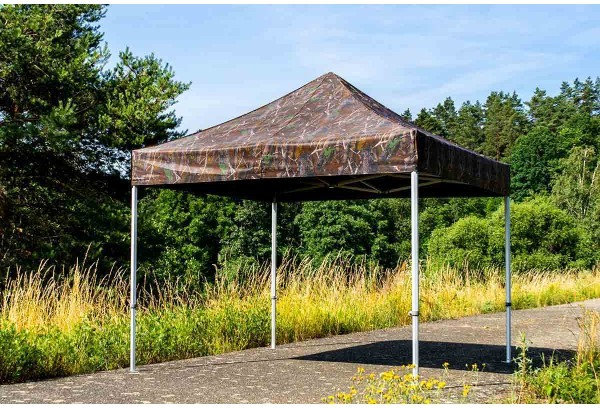 Kataro Nůžkový stan maskáčový 3 x 3 m TENT33M