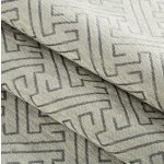 Severský žinylkový zatemňující závěs se zavěšením rod pocket - Vzorovaný šedý, 150 x 250 cm – Zboží Mobilmania