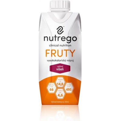 NUTREGO FRUTY S PŘÍCHUTÍ VIŠEŇ POR SOL 12X330ML – Hledejceny.cz