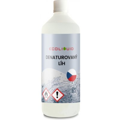 Ecoliquid Líh denaturovaný EUR 1 l Klasický uzávěr – HobbyKompas.cz