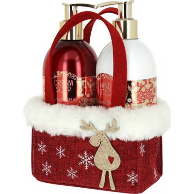 Vivian Gray Red Christmas krémové tekuté mýdlo 250 ml + hydratační krém na ruce 250 ml dárková sada – Zboží Mobilmania