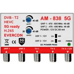 Evercon DVB-T2 zesilovač signálu AM-838 5G – Zbozi.Blesk.cz