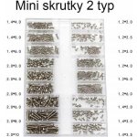 Skrutky pre notebooky pre notebooky DIY sada pre počítače, skrutky na hodinky pre mobilné telefóny 500ks sada od 1.2 po 2 – Hledejceny.cz