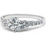 Klenoty Budín Luxusní diamantový zásnubní prsten s diamantem libovolná J 28798 17 – Zboží Mobilmania