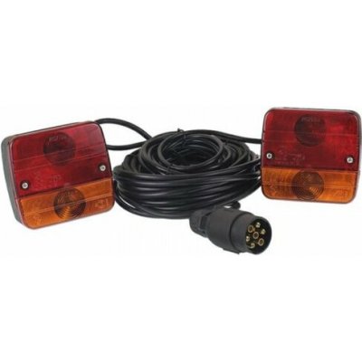 Elektrokabeláž k vleku, sada magnetického osvětlení (LT-1) s kabeláží 7pin / 9,5 + 2,5 m | Zboží Auto