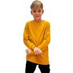 Jožánek Dětské tričko dlouhý rukáv hořčicové – Hledejceny.cz