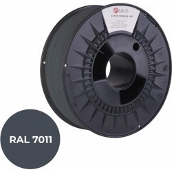 C-Tech Premium Line PLA, ocelová šedá, RAL7011, 1,75mm, 1kg (3DF-P-PLA1.75-7011)