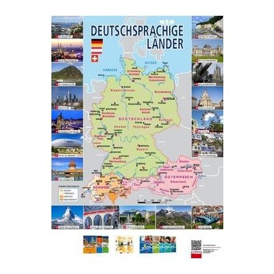 Mapa – Deutschsprachige Länder