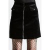 Dámská sukně Killstar Be sukně dámská Major Corduroy KSRA004059 black