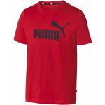 Puma pánské triko ESS Logo Tee červená – Zboží Dáma