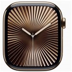 Apple Watch Series 10 42mm Cellular zlatý titan se zlatým milánským tahem MX083QC/A – Zboží Živě