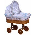 Scarlet Proutěný košíks boudičkou Gusto modrá – Zboží Dáma