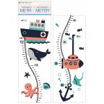 Anděl Přerov Samolepky na zeď dětský metr - námořní, do 120 cm – Sleviste.cz