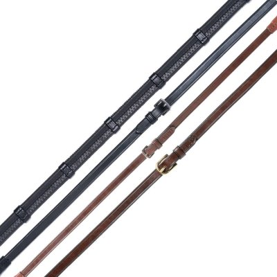 Otěže pogumované Trust Maastricht 7 zarážek DOPRODEJ - black/silver Full – Zboží Mobilmania