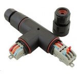 FK technics Kabelová spojka bezšroubová vodotěsná "T" 3x2,5 mm IP68 – Zbozi.Blesk.cz