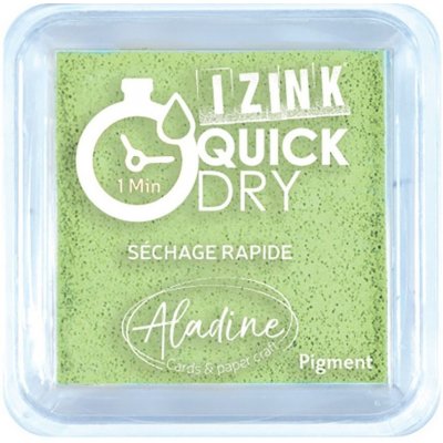 Aladine Razítkovací polštářek Izink Quick Dry sv. zelená – Hledejceny.cz