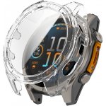 VSECHNONAMOBIL 93784 LUNET FULL COVER Plastový kryt se sklem pro Garmin Fenix 8 AMOLED 47mm TRANSPARENT – Zboží Živě