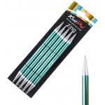 Ponožkové kovové jehlice Knitpro Zing 15 cm 8 mm – Zboží Dáma