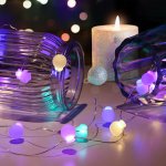 Solight LED vánoční řetěz barevné koule 20x LED 2m 2x AA – Hledejceny.cz