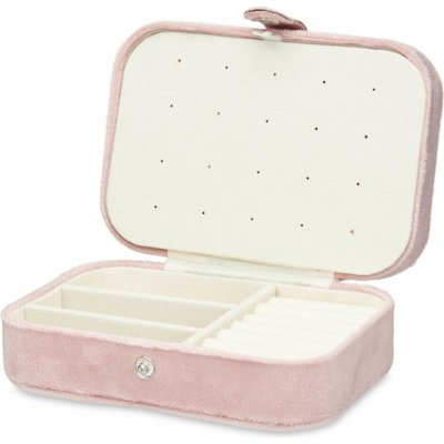 Giftdecor šperkovnice Velvet šedá – Sleviste.cz