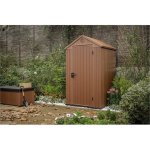 Keter Darwin 4 x 4 hnědý s podlahou 259006 – Zboží Mobilmania