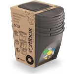 Prosperplast SORTIBOX 3 x 25 l šedý kámen – Zboží Dáma Prosperplast SORTIBOX 3 x 25 l šedý kámen – Zboží Dáma