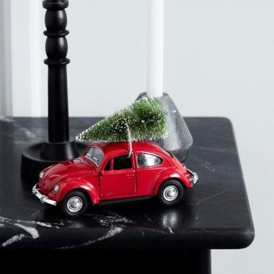 House Doctor Vánoční autíčko Xmas Car Red červená barva kov – Hledejceny.cz