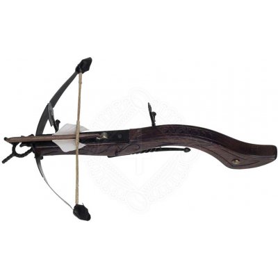 Haller Středověká samostřílná kuše s vyřezávanou pažbou – Zboží Mobilmania