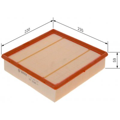Vzduchový filtr BOSCH F 026 400 379 – Hledejceny.cz