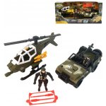 Alltoys Vojenská sada vozidlo + helikoptéra – Hledejceny.cz
