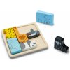 Dřevěná hračka PlanToys Puzzle Zvířata PT4644