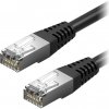 síťový kabel AlzaPower APW-CBP5EF0005B Patch CAT5E, FTP, 0.5m, černý