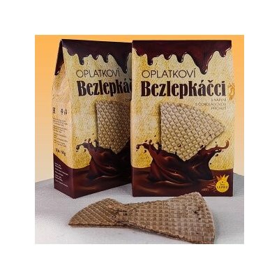 Pura Oplatkoví bezlepkáčci čokoládoví trojhránky 50 g – Zboží Dáma