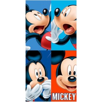 Setino Plážová osuška Disney portréty Mickey Mouse 70 x 140 cm od 229 Kč -  Heureka.cz