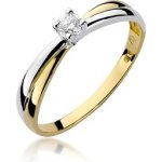 Nubis zlatý zásnubní prsten s diamantem W 230GW – Zboží Mobilmania