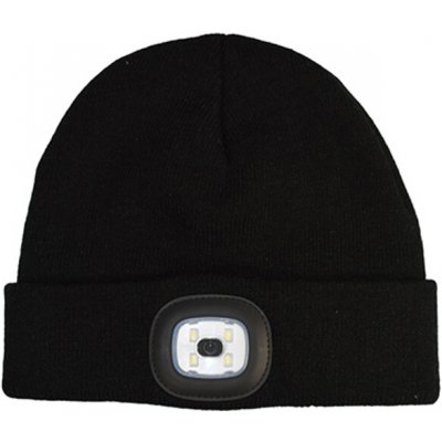 L-Merch pletená čepice s Led světlem C1458 Black – Hledejceny.cz