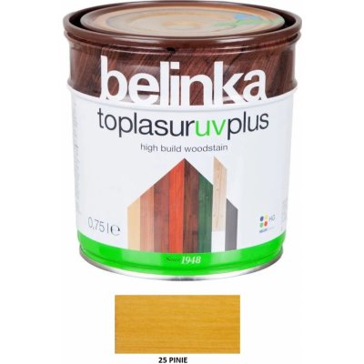 Belinka Toplasur UV Plus 0,75 l pinie – Zboží Mobilmania