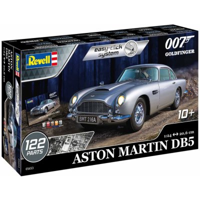 Revell James Bond Goldfinger Aston Martin DB5 EasyClick ModelSet 05653 1:24 – Zbozi.Blesk.cz