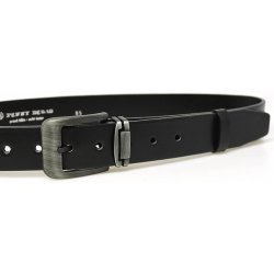 Penny Belts kožený opasek 507-60 černý