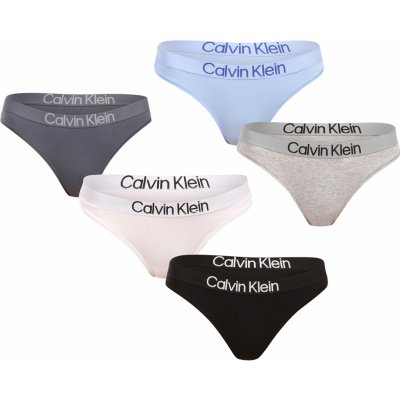 Calvin Klein QD5331 31G vícebarevná 5pack – Zboží Dáma