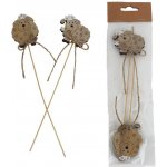 Zápich ovečka, 2 ks D6853 – Zboží Dáma