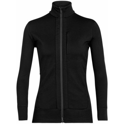 Icebreaker dámská merino mikina Wmns Quantum III LS Zip Black