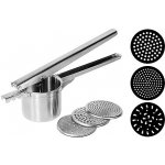 Síto na těsto , průměr 0,35 l | CONTACTO, 1336/360 inox;černá – Zboží Dáma