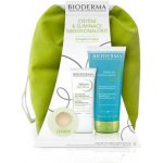 Bioderma Sébium Moussant čisticí gel 200 ml + Sébium Sensitive 30 ml + konjaková houbička dárková sada – Zboží Mobilmania